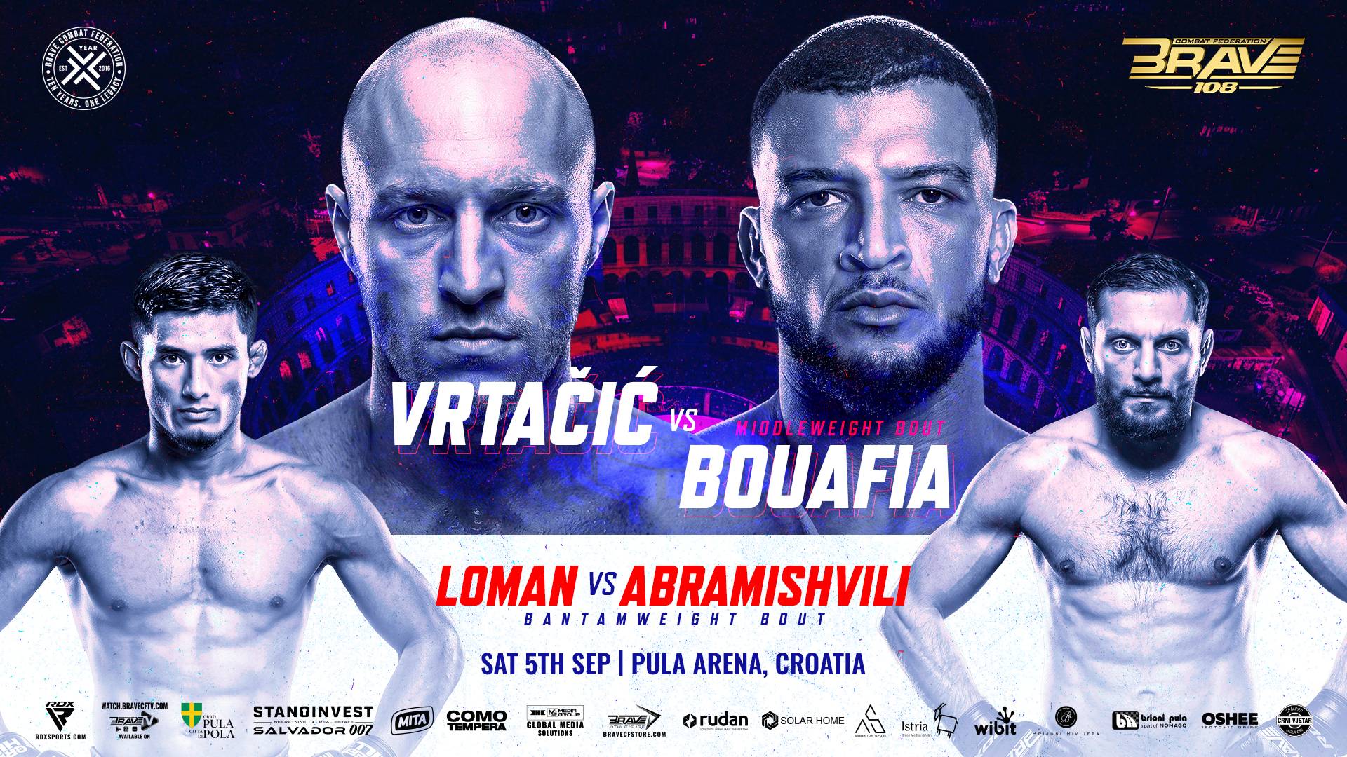 BRAVE CF 108: Vrtačić vs. Boufia