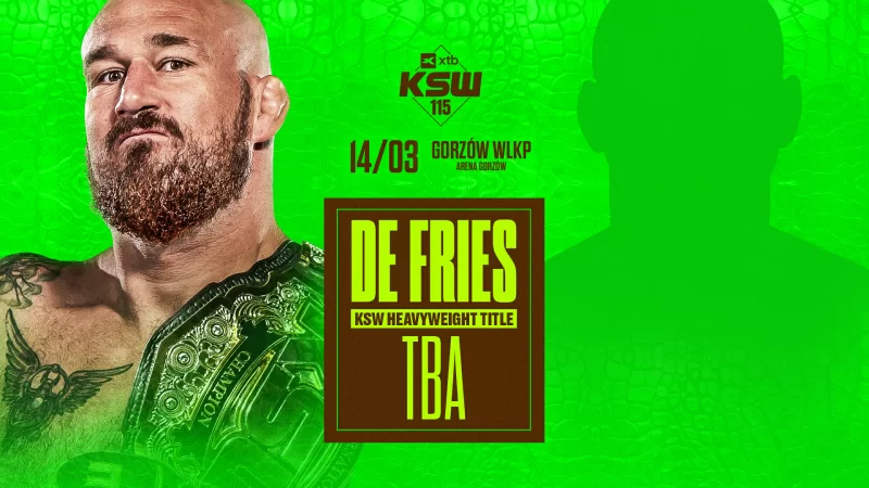XTB KSW 116: De Fries vs. TBA