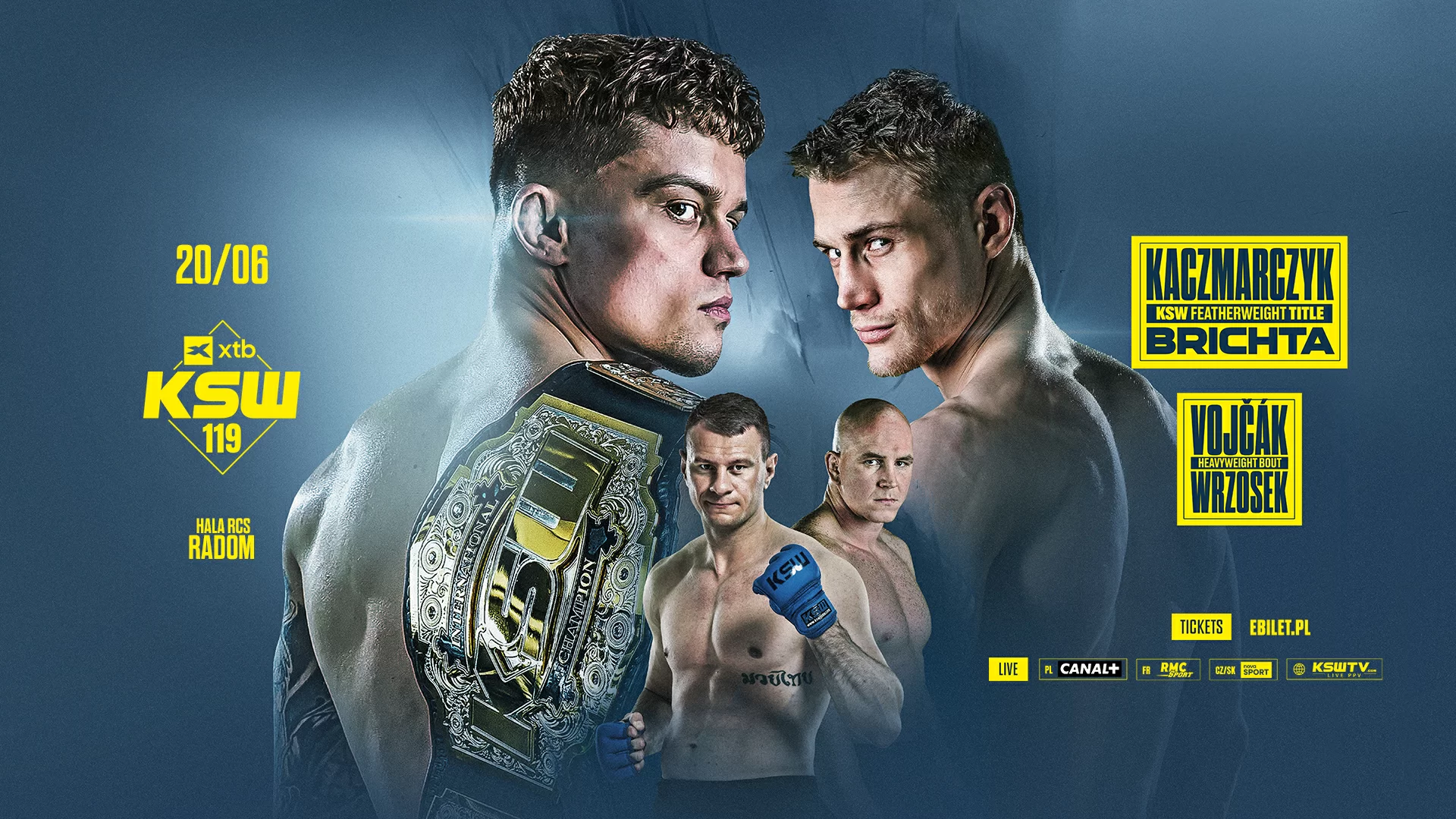 XTB KSW 119: Kaczmarczyk vs. Brichta